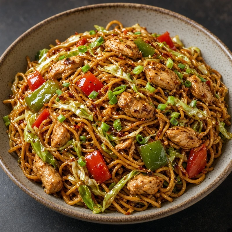 Hakka chow mein at Grill 'n' Cafe, Mississauga